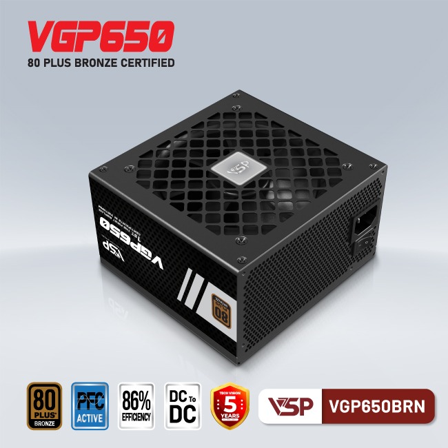 Nguồn VSP VGP650BRN (80Plus Bronze)