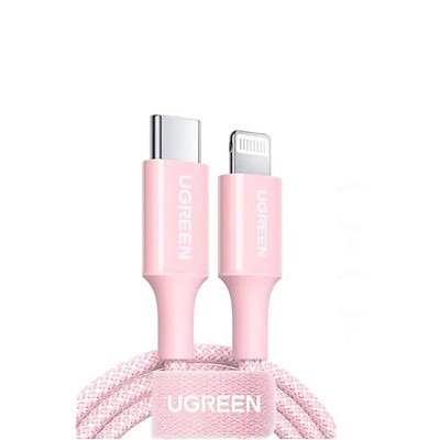 Cáp sạc USB type C sang Lightning dài 1m màu Hồng (US532) Ugreen 90450